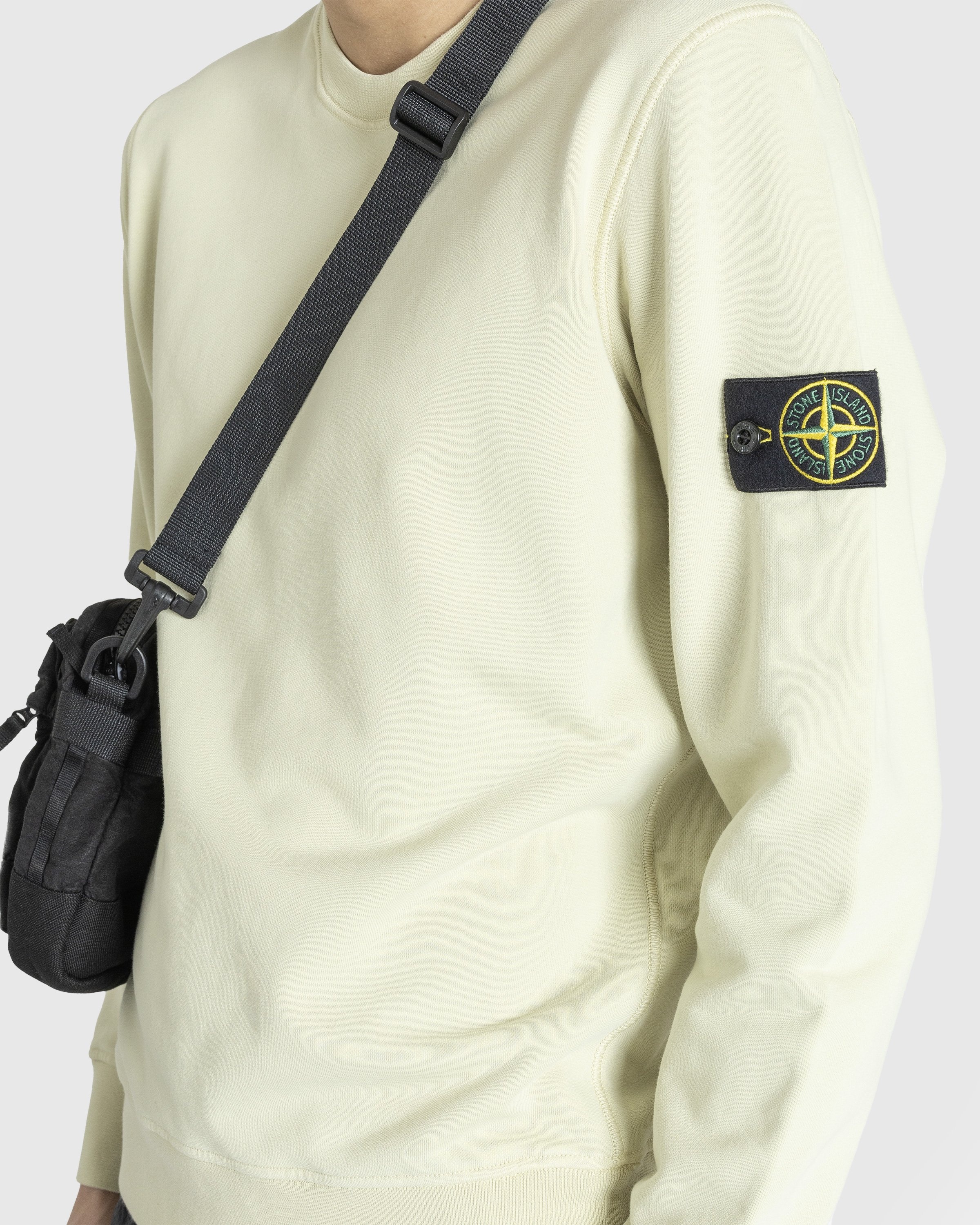 Stone Island – Garment-Dyed Crewneck Sweatshirt Natural Beige